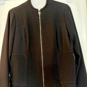 Like New Black Chico’s Cotton Jacket